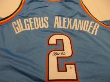 Shai Gilgeous-Alexander of the OKC Thunder signed autographed basketball jersey PAAS COA 457