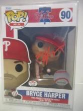 Bryce Harper of the Philadelphia Phillies signed autographed Funko Pop Figure PAAS COA 714