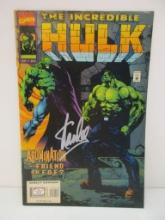 Stan Lee Incredible Hulk signed autographed comic book PAAS COA 785