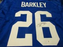 Saquon Barkley of the NY Giants signed autographed football jersey PAAS COA 650