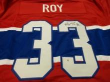 Patrick Roy of the Montreal Canadiens signed autographed hockey jersey PAAS COA 296
