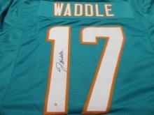 Jaylen Waddle of the Miami Dolphins signed autographed football jersey PAAS COA 218