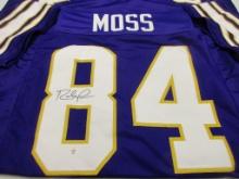 Randy Moss of the Minnesota Vikings signed autographed football jersey PAAS COA 960