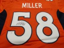 Von Miller of the Denver Broncos signed autographed football jersey PAAS COA 143