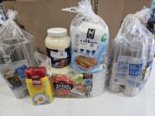 Food & Paper Lot - PAM - Paper Plates - Plastic Cups & More
