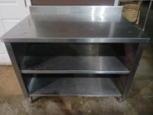 48" All Stainless Steel Table W/ Under Shelf / Commercial Work Top Table - Please see pics for addit