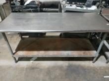 6' Stainless Steel table W/ Under Shelf - Please see pics for additional specs.
