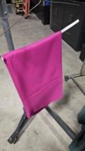 90 inch Round Polyester Tablecloth-Fuchsia