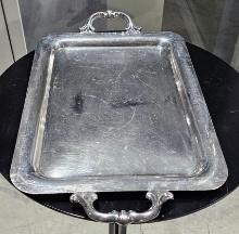 Tray-Silver Plated 15â€�X20â€� Rectangle