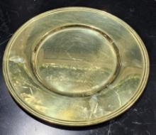 Brass Charger Plate 13â€�