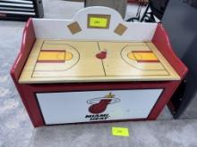 36" Miami Heat Toy Chest W/ Contents - Toys Included - Please see pics for additional specs.