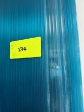 8' by 4' Polypropaline Sheets of Transparent Blue Material - Please see pics for additional specs.