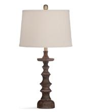 Bassett Mirror Elise Table Lamp in Weather Wood Finish L3380TEC