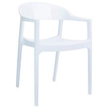 Siesta Carmen Set of 2 Dining Chair White Seat White Back ISP059-WHI-GWHI