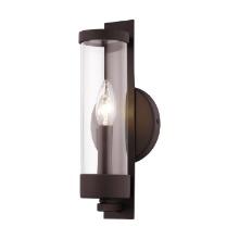 Livex Lighting 1 Light Steel Wall Sconce With Bronze Finish 10141-07