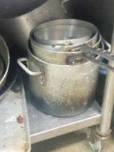 Pots & Pans Appx. 25 pcs - Located throughout Building - See photos for additional details and specs