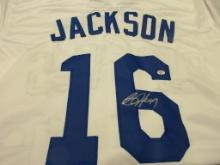 Bo Jackson of the Kansas City Royals signed autographed baseball jeresey PAAS COA 078