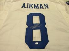 Troy Aikman of the Dallas Cowboys signed autographed football jersey PAAS COA 837