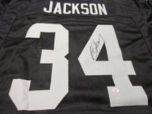 Bo Jackson of the Oakland Raiders signed autographed football jersey PAAS COA 886