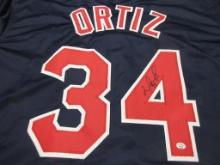 David Ortiz of the Boston Red Sox signed autographed baseball jersey PAAS COA 630