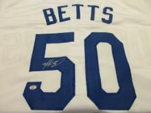 Mookie Betts of the LA Dodgers signed autographed baseball jersey PAAS COA 972