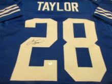 Jonathan Taylor of the Indianapolis Colts signed autographed football jersey PAAS COA 334