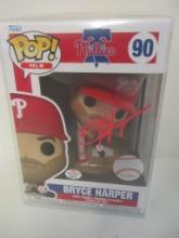 Bryce Harper of the Philadelphia Phillies signed autographed Funko Pop PAAS COA 715