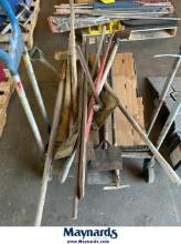 Cart of Shovels and Pry Bars