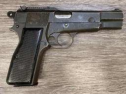 SCARCE CHINESE CONTRACT INGLIS/BROWNING HI-POWER SEMI-AUTO PISTOL 9MM W/ WOODEN STOCK/HOLSTER
