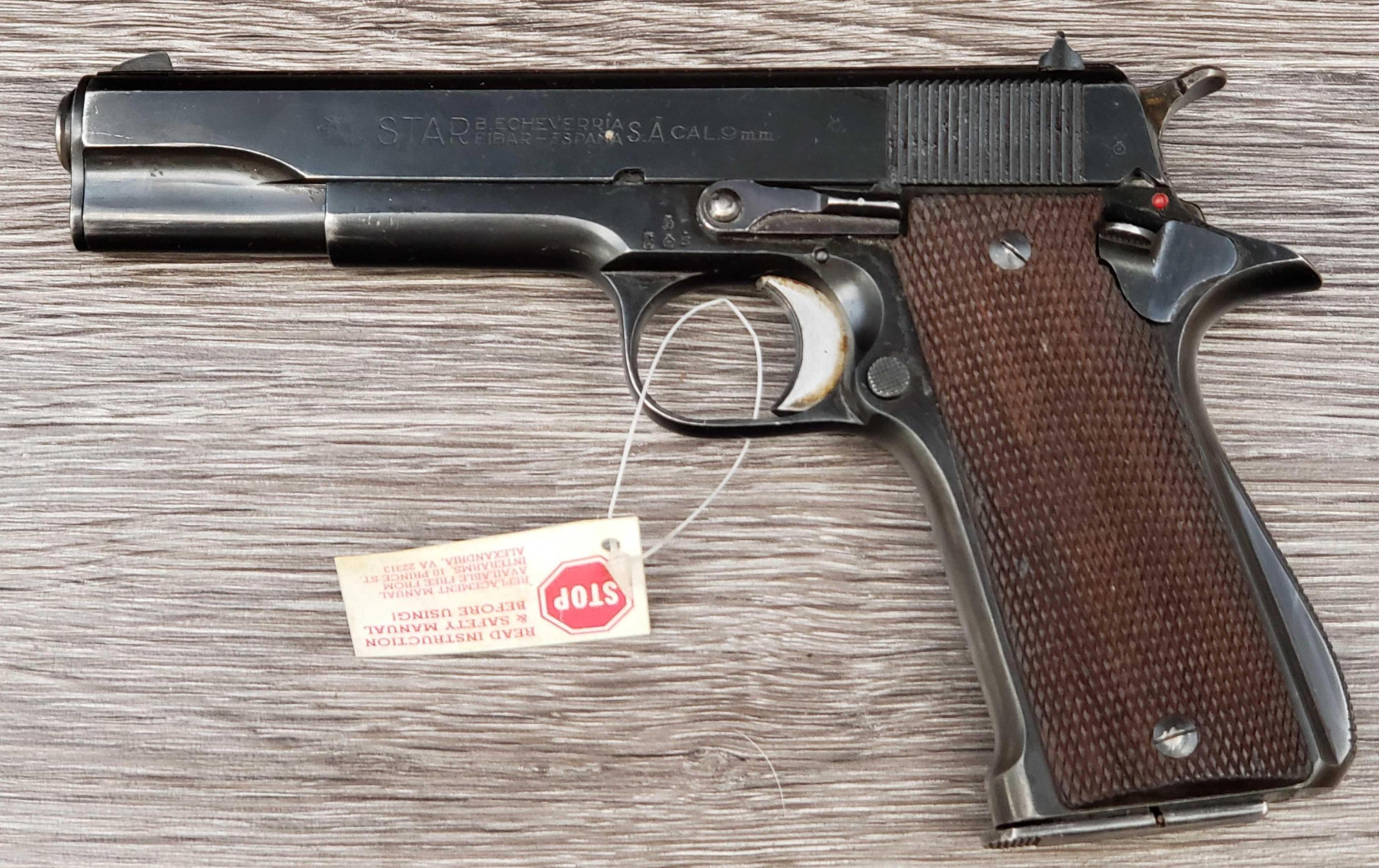 BOXED STAR FIREARMS MODELO SUPER 9MM LARGO SEMI-AUTO PISTOL