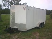 2021 Patriot 7x16 Enclosed Trailer