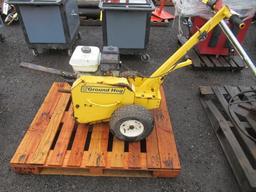 GROUND HOG GAS POWERED WALK BEHIND TRENCHER