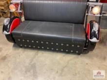 "Yab Design" Indian Motorcycle design Couch Red/Black