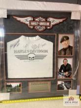 Harley Davidson Skull Signed Shirt-Willie G. Davidson,