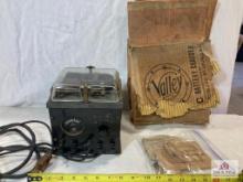 1920's "Valley Electric ABC Radio" Battery Charger w/Original Box