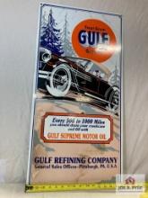 1920's "Good Gulf Gasoline:General Sales Offices Pittsburgh, PA Sign