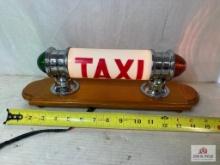 1920's "Boston Lighted Glass Taxi Cab" Car Topper
