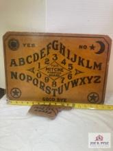 1920's "Mitche Manitou Ouija Board" With Mystic Hand