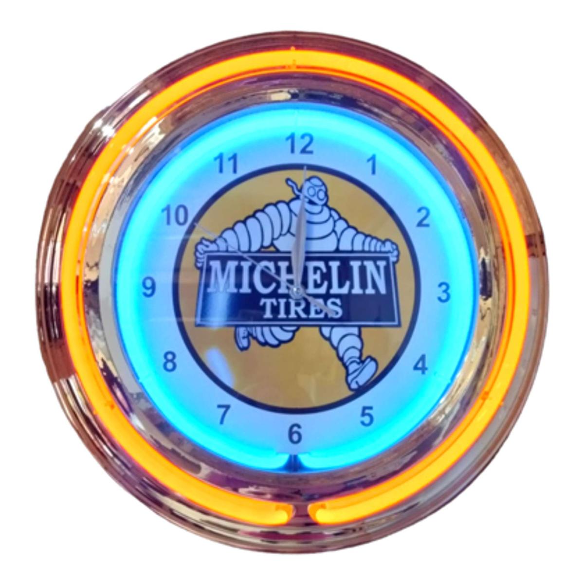 MICHELIN NEON CLOCK