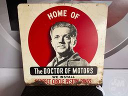 PERFECT CIRCLE HOME OF THE DOCTOR OF MOTORS, DOUBLE SIDED,