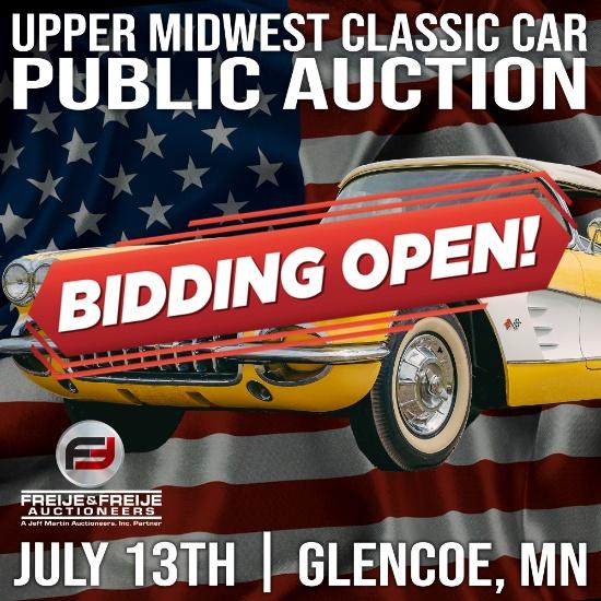 UPPER MIDWEST CLASSIC CAR AUCTION JULY 13 RING 1