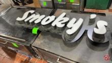 "Smokey's" Lighted Sign