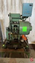 Perkins Machine Co. 5-C Punch Press 5-Ton W/ Bench