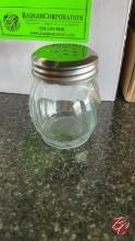 Glass Spices Holder W/ Stainless Lids (NEW)