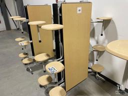 Mobile Folding Cafeteria Table