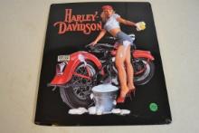 Metal Harley Davidson sign
