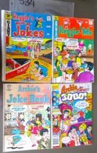 26 Reggie's Wise Guy Jokes, 79 Reggie and Me, 192 Archie's Joke book, 1 Archie 3000!
