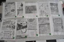 Assortment advertising papers