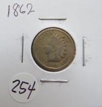1862- Indian Head Cent