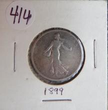 1899- Liberty Egalite fraternity 1 Coin